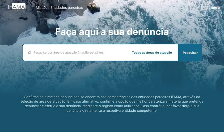 iFAMA – Plataforma Única de Inspeção e Fiscalização da Agricultura, Mar e Ambiente.