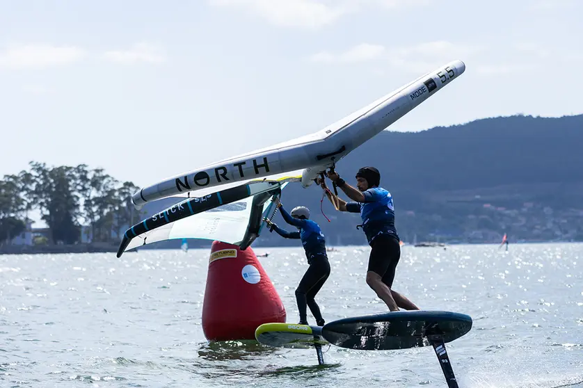Primeras regatas puntuables de la séptima edición del KiteFest Trofeo Xunta de Galicia © PABLO SAA.
