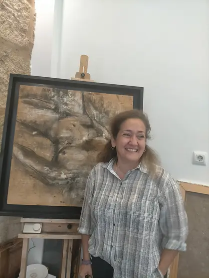 María, restauradora de Bienes Culturales.