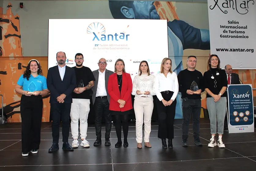 Los premiados en Xantar.