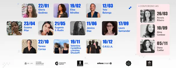 •	Artistas mujeres nacionales e internacionales ofrecen en primicia diez acciones performativas.