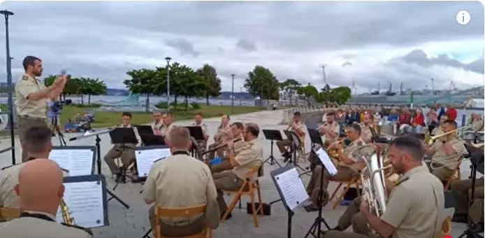 La Unidad de Música del Cuartel General del Mando de Apoyo a la Maniobra (MAM).