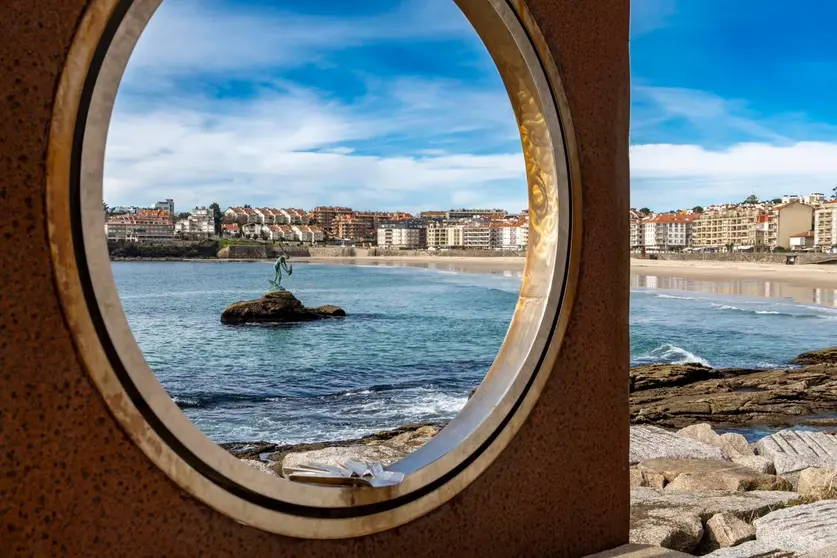 Playa de Silgar, en Sanxenxo.