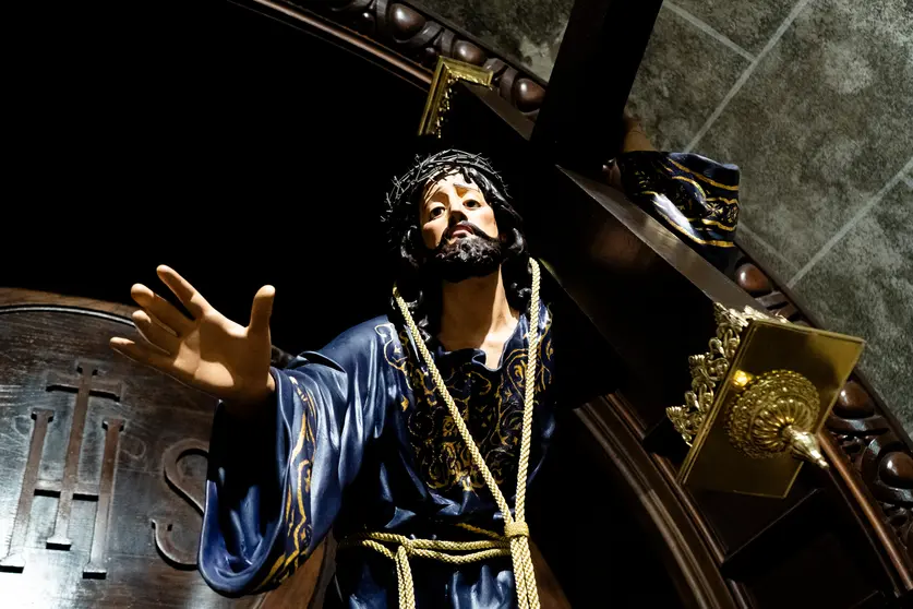 La cruz del Nazareno, imagen central de la Semana Santa de Vigo 2025.