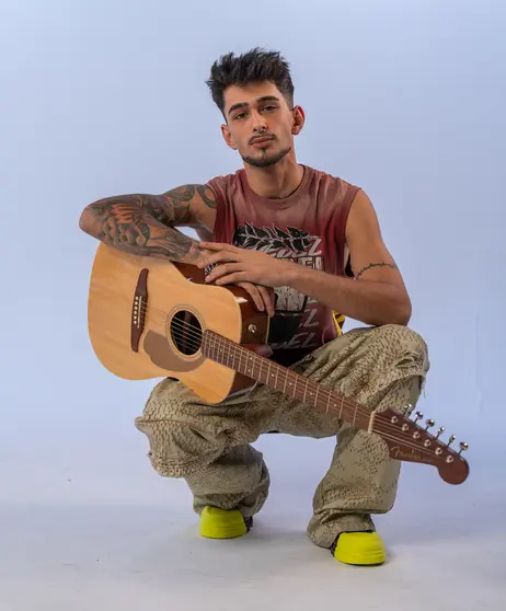 G Face actúa nas Festas de San Telmo.