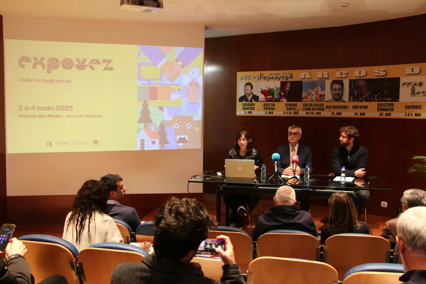 Apresentação há poucos dias em Arcos de Valdevez.