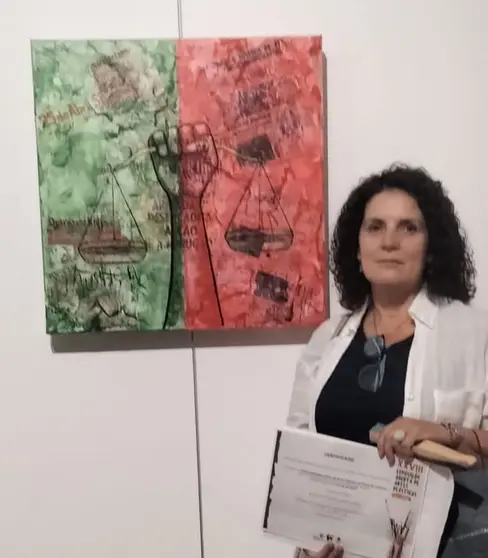A artista ourensá Olga Bernardo leva a súa "Sinegxias" á Ribeira Sacra.