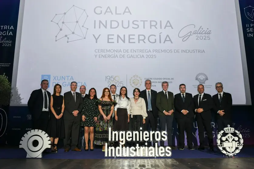 El presidente participó esta noche en la ceremonia de entrega de los XI Premios de la Industria y Energía de Galicia.