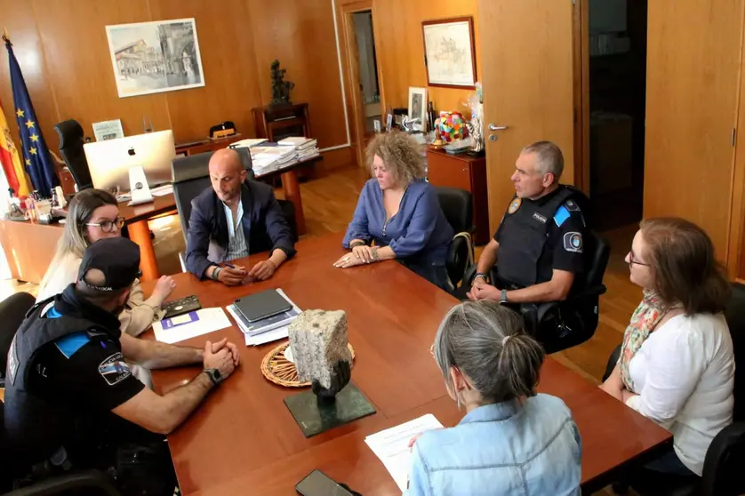 Un momento de la reunión