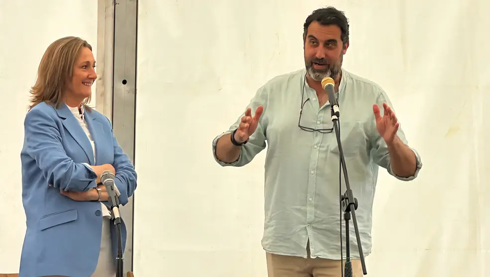 Luisa Sánchez participa no xantar popular da I Romaría San Isidro Labrador en San Andrés de Comesaña