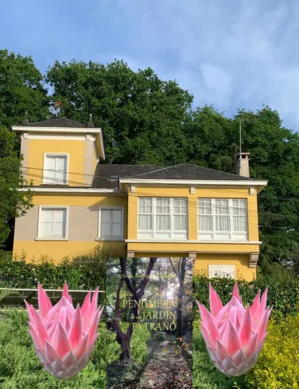 Fundación Wenceslao y el libro 'En la penumbra de un jardín extraño'.