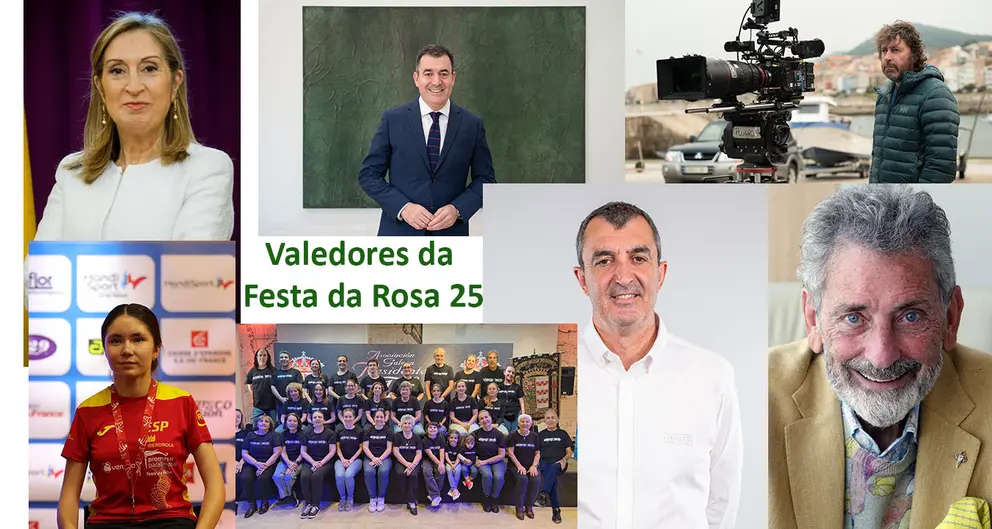 Valedores da festa da Rosa 25.