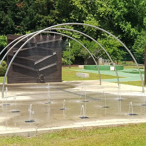 Un dos parque de auga mosenses.