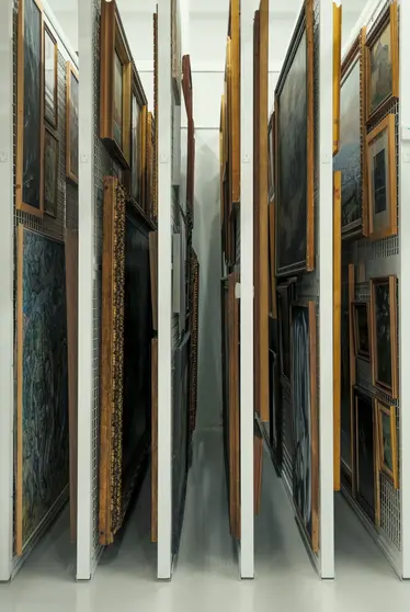 Almacenes del museo de Pontevedra.