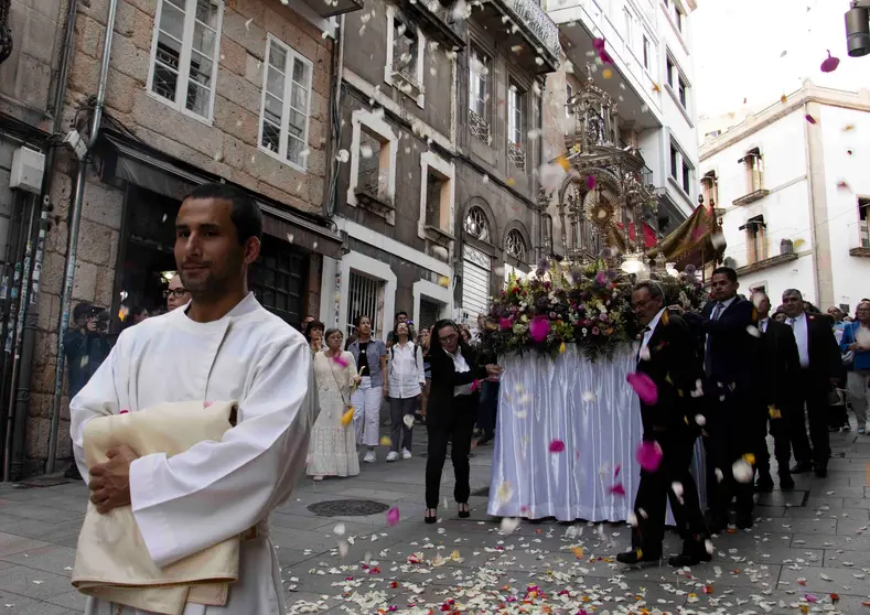 La procesión de Corpus en Vigo. ARCHIVO.