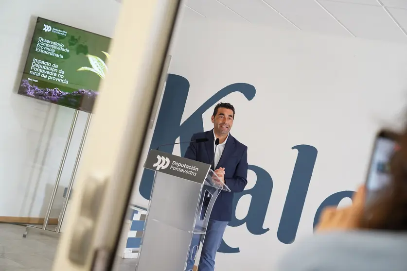 Luís López, presidente de la Deputación de Pontevedra.