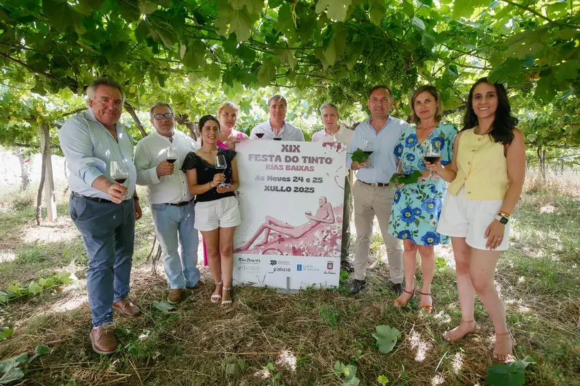 Presentación  de la Festa Tinto, As Neves.