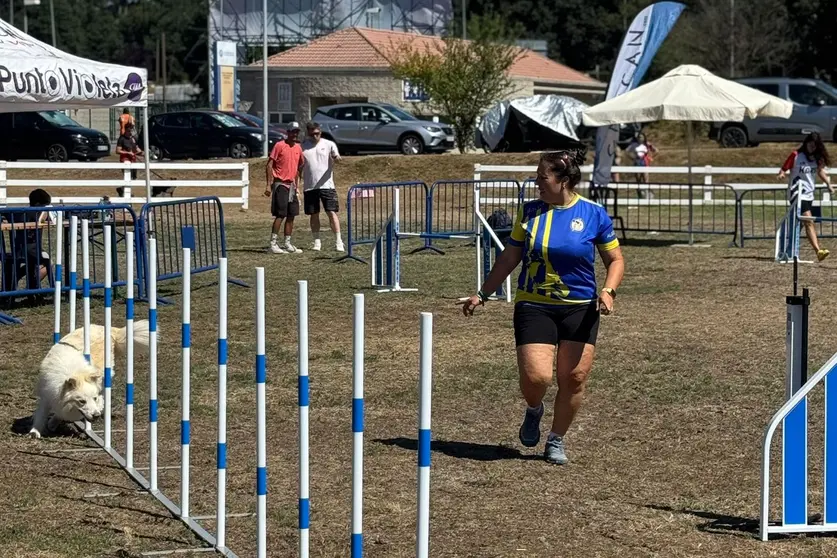 Participantes nas probas da Galican Agility Cup.