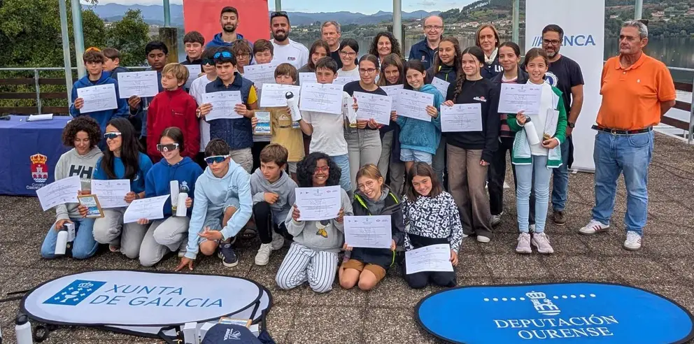 Entrega de diplomas y premios del Clinic Acentes Abril en Castrelo de Miño de la Semana Abanca. ZULE PRADO.