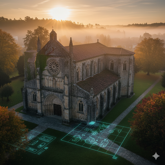 Paso adelante en la recuperación de Santa Clara. La inversión de 311.000 euros en el servicio de excavación arqueológica permitirá elaborar el proyecto para que el convento se reabra al público.