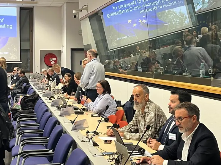 El director general de la PAC y del Control de la Cadena Alimentaria, Juan José Cerviño, asistió hoy en la capital comunitaria a la 18 Conferencia de Directores de Organismos Pagadores y Organismos de Coordinación de la Política Agraria Común.