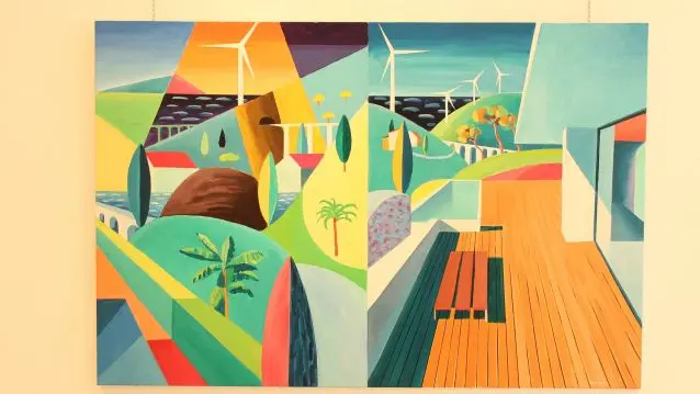 Pintura de Xoan Cerviño.