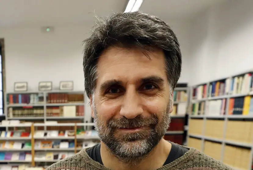 El director del Museo Diocesano de Lugo, Marcos Gerardo Calles Lombao, encargado de analizar la figura de Díaz de Rábago a partir del retrato de Fenollera.