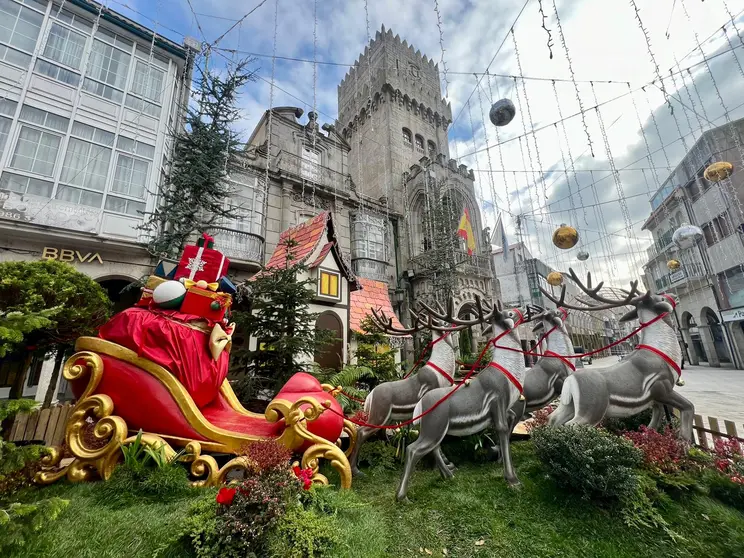 Acendido do Nadal no Porriño cunha festa inclusiva, música en vivo e novidades na iluminación.
