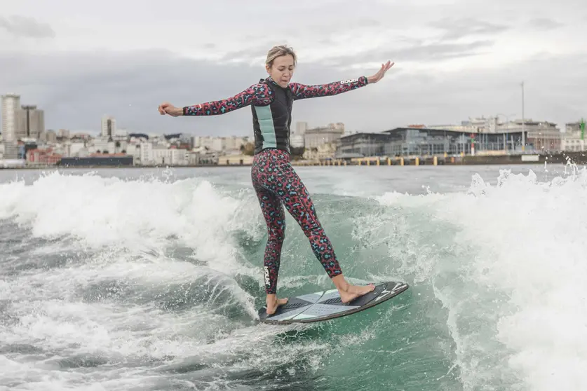 Nina Ryzhenkova, la vencedora del Cidade da Coruña ALAN PÉREZ.