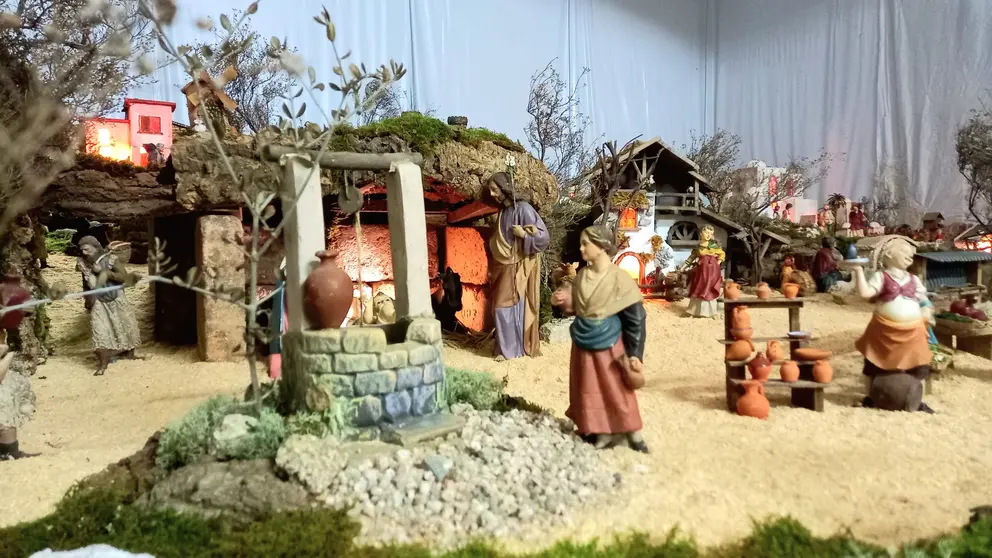 O Bel&eacute;n de Alx&eacute;n realizado polo belenista Marcos Blanco nos &uacute;ltimos 20 anos.