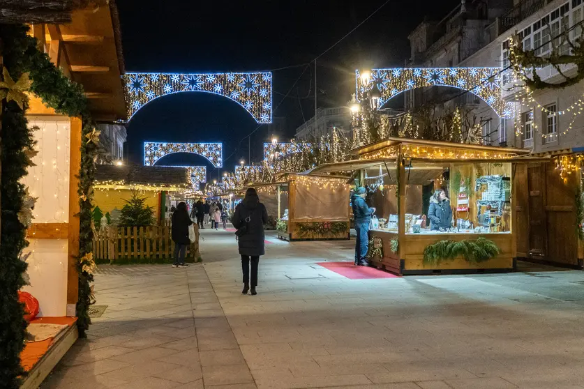Mercado de Nadal tudense.