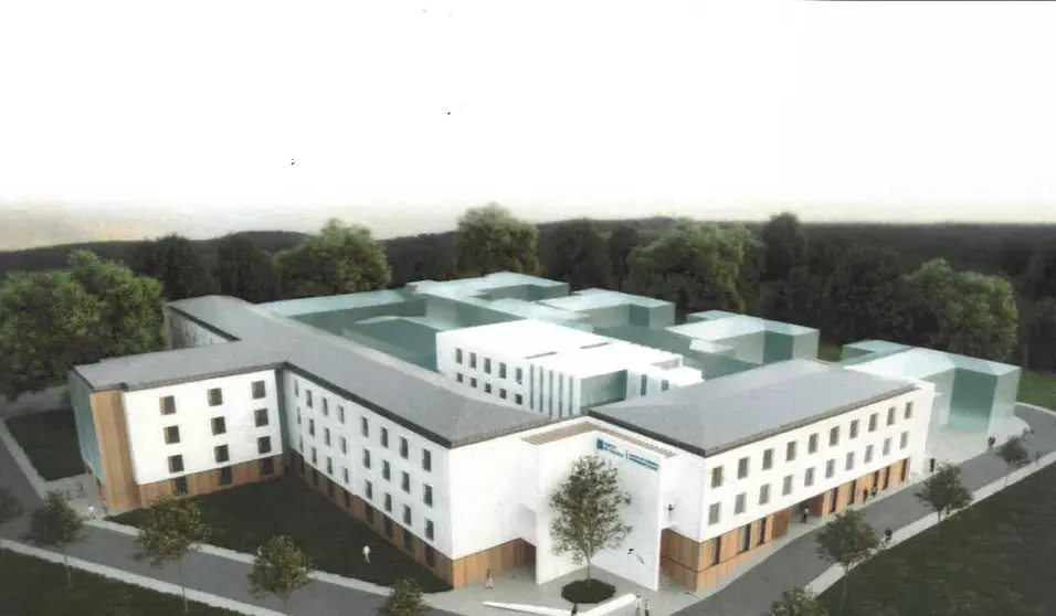 Imagen del proyecto del nuevo centro de salud de Mos, que contar&aacute; con 2.740 m&sup2; y un 65% m&aacute;s de superficie que el actual.