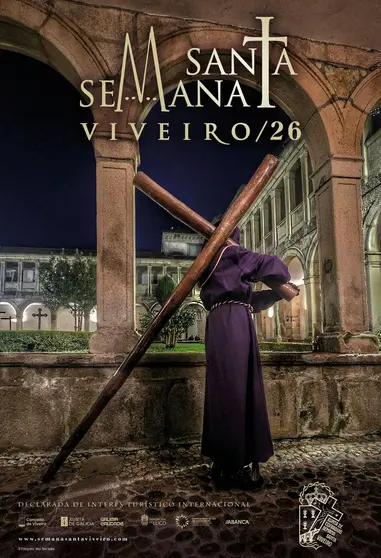 Cartel de la Semana Santa de Viveiro 2026.