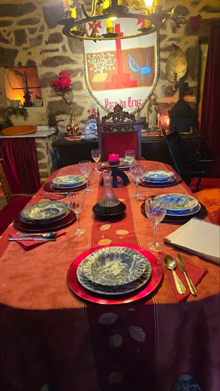 Cocina tradicional de la Casa-Museo Pazo da Cruz, en Covelo.