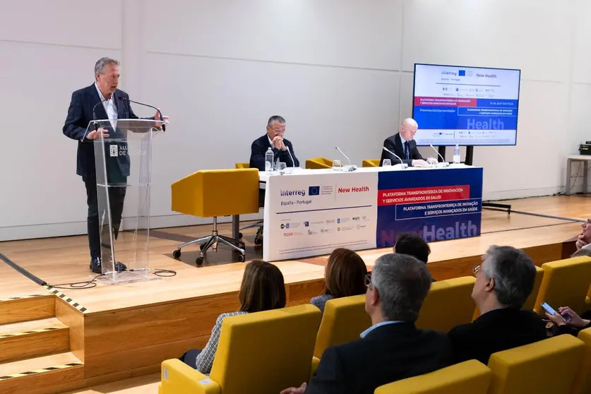 El conselleiro de Sanidade intervino en la clausura de la presentaci&oacute;n del proyecto New Health: Hacia una nueva era de la asistencia sanitaria centrada en el paciente