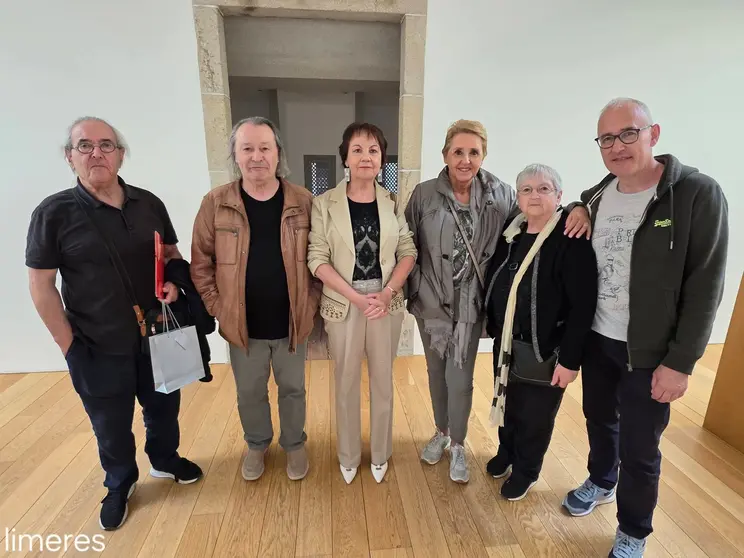 Xulio Fontes, durante a inauguraci&oacute;n da exposici&oacute;n &ldquo;Mulleres&rdquo; en Lugo, unha mostra formada por 36 retratos femininos que poder&aacute; visitarse ata o 31 de xullo antes da s&uacute;a itinerancia por Portugal.