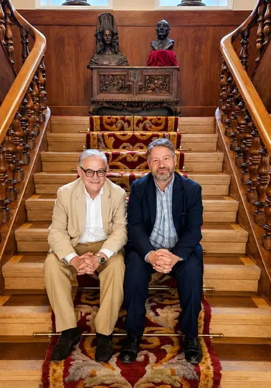 Alberto Barciela y V&iacute;ctor Cageao.