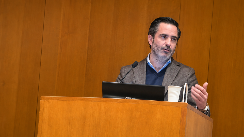 El psiquiatra Jos&eacute; Antonio Campos P&eacute;rez durante una de sus conferencias sobre el aborto y la salud integral de la mujer.
