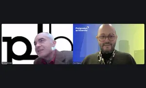 Fran Diéguez, presidente de la III Edición de los Premios Excelencia Farmacéutica, durante la entrevista.