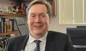 Augusto Marinho, alcalde de Ponte da Barca, durante la entrevista en su despacho municipal.