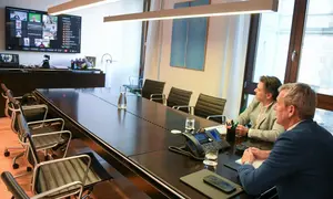 El presidente de la Xunta, Alfonso Rueda, participa por videoconferencia en una reuni&oacute;n con representantes de los centros gallegos en Venezuela para conocer la situaci&oacute;n tras los terremotos y coordinar la respuesta de apoyo a la colectividad gallega afectada.