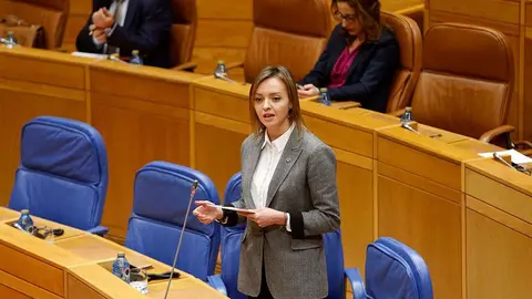 La conselleira de Política Social, Fabiola García, compareció en el Parlamento gallego para dar cuenta de los resultados de este programa.