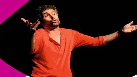 O monologuiesta Cándido Pazó. 