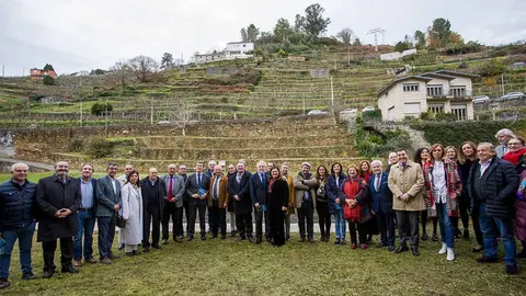 O presidente da Xunta participou na presentación do Plan Ribeira Sacra como Patrimonio Mundial e na sinatura da orde pola que se aproba o Plan especial de protección, infraestruturas e dotacións do consorcio local dos Peares.