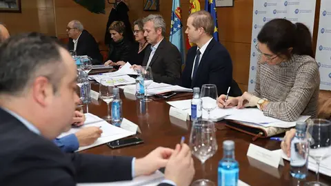 El vicepresidente de la Xunta, Alfonso Rueda, presidió hoy la reunión del Patronato de la Fundación Semana Verde, en la que se presentó el presupuesto para 2020, que asciende a más de 2,5 M€.