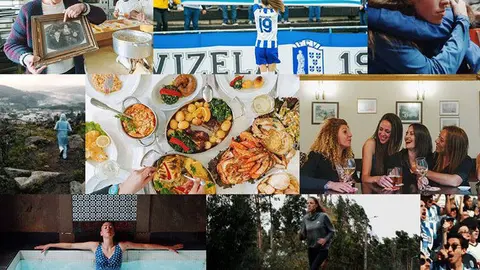 Escenas del vídeo promocional turístico de Vizela. 