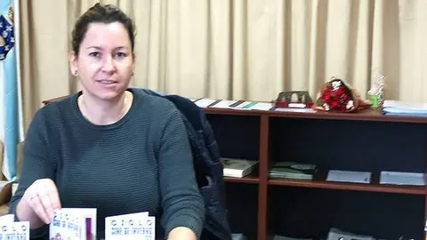 Marta Valcárcel, alcaldesa de Salvaterra de Miño. 