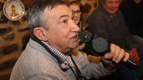 José Antonio de la Riera hace unos días en  Casa Museo Etnográfico Pazo da Cruz. 