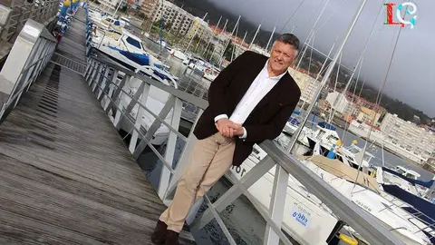 Telmo Martín, presidente de Nauta Sanxenxo propietaria de la concesión del puerto deportivo. 
