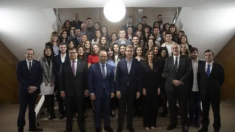 Autoridades e premiados fin de carreira.